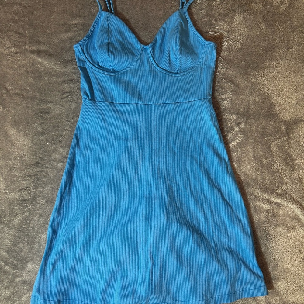 Wild Fable Light Blue Ribbed Top